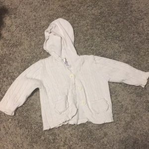 18 month white cardigan